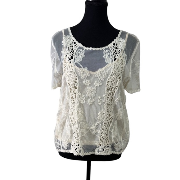 🚨CLOSET CLOSING PRICE🚨Zara Lace Top - Picture 5 of 7